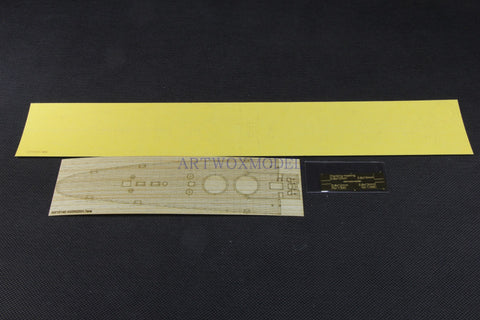 Artwox model wooden deck for Trumpeter 05347 Italy Zara cruiser wooden deck PE 3M cover paper AM10020A
