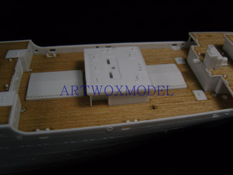 Artwox model wooden deck for Hasegawa 40028 Japan Glacier Maru Post Ship Wood Deck AW10048