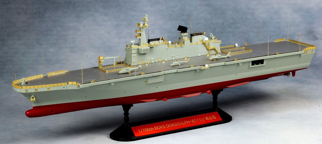 ARTWOX Model Wooden Deck for Edelman 14216 Korean Naval Dokdo attack ship AD20001