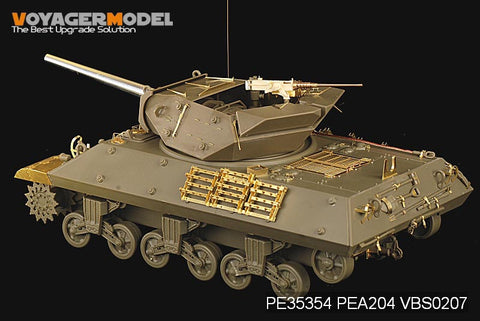 Voyager Model etching sheet PE 35354 basic components of M10 U.S. tank destroyer in world war ii ( equipped with afv 35024 )