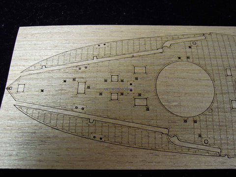 Artwox model wooden deck for Zvezda 9040 Russian Imperial Navy Sevastopol Wood Deck AW10069