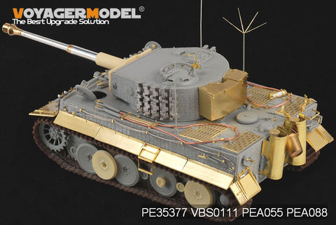 Voyager PE35377 6 heavy combat vehicle tiger type mid-term upgrade metal etch (Weilong 6660)