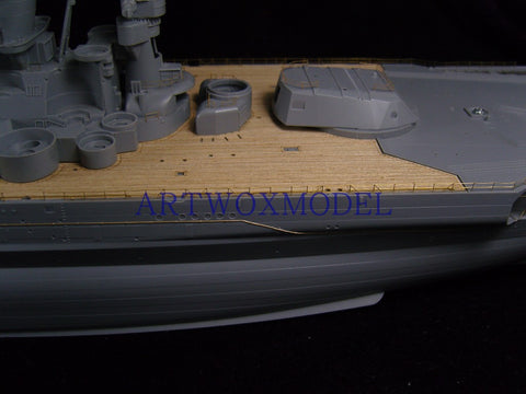 Artwox model wooden deck for Tamiya 78025 big and battleship new PE suite wooden decks AW10050A