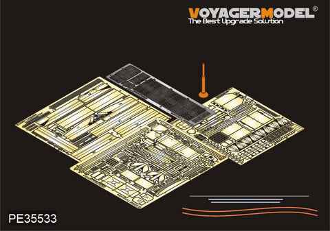 Voyager PE35533 2S6M "Tunguska" artillery integrated mobile air defense system metal etching