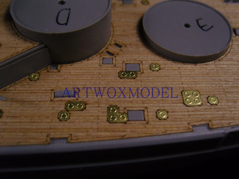 Artwox model wooden deck for ICM/S005 First World War German Border Governor Battleship Wood Deck AW10061