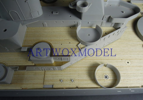 Artwox model wooden deck for trumpeter 03705 battleship b b - 63 wood deck aw 30004 Missouri