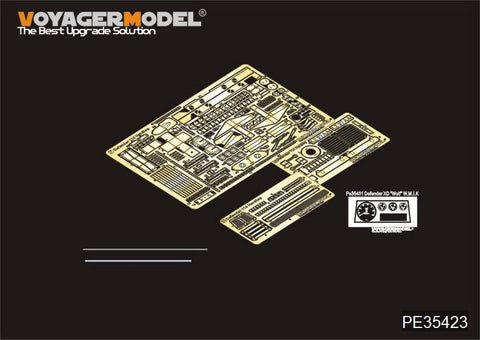 Voyager PE35423 British Army "Guardian" 110 hardtop light Land Cruiser upgrade metal etching