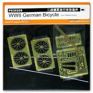 Voyager Model Metal Etching Sheet PE35256 metal etching of German bicycle in World War II