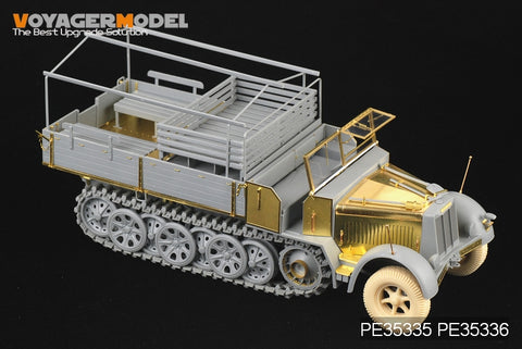 Voyager PE35335 Sd.Kfz .78 ton half-track tractor late upgrade metal etching