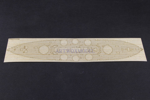 Artwox model wooden deck for Trumpeter 86508 Lord Yingnaerxun wooden deck PE 3M cover paper AM10023A