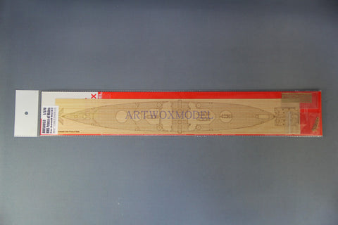 Artwox model wooden deck for Revell 05102 Prince Welsh of the United Kingdom contains PE wooden deck AW50053