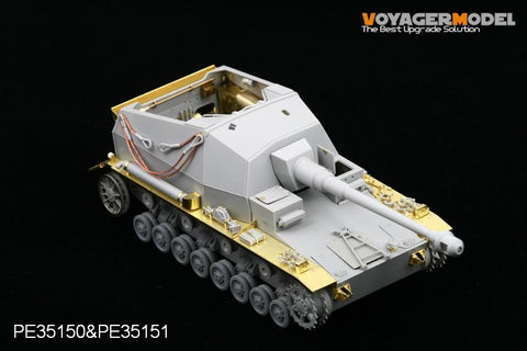 Voyager model metal etching sheet PE 35151 4 " dick marks" self-propelled gun fenders upgrade metal etchings