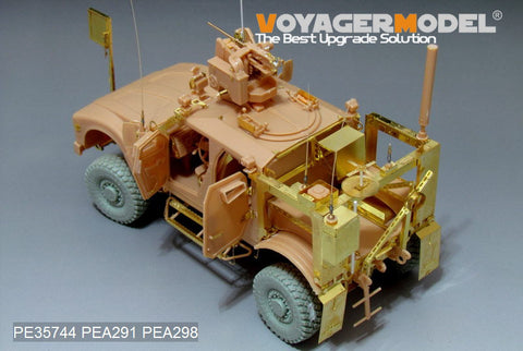 Voyager model metal etching sheet PE35744 M-ATV anti mine anti ambush armored vehicle remote control weapon station type upgrade etch