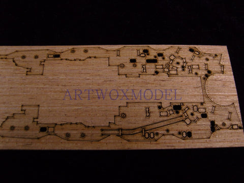 ARTWOXFujimi 420189 day naval battleship (full hull version) wooden deck AW20053