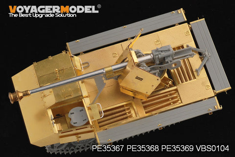 Voyager Model Metal Etching Sheet PE35367 stair RSO self propelled antitank gun upgrade base metal etch