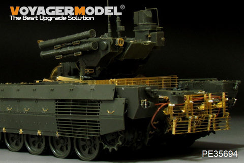 Voyager PE35694 Russian BMPT terminator tank support chariot upgraded with metal etch.