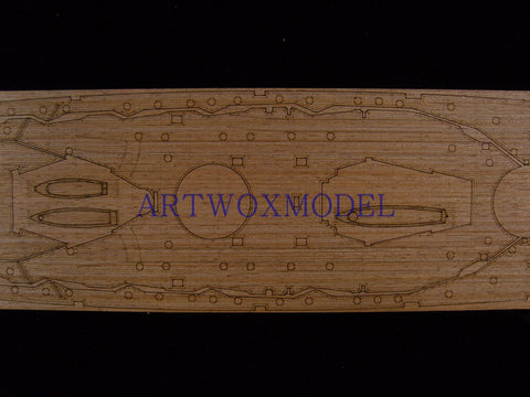 Artwox model wooden deck for ICM/S002 German Battleship Election Wooden Deck AW10065