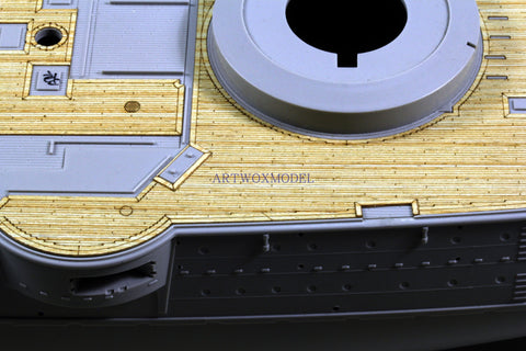 Artwox model wooden deck for Hobby boss 82002 Japanese Navy Mikasa battleship 1912 wooden deck AW30011