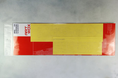 Artwox model wooden deck for Revell 05137 Russian World War I Battleship Gangut 3M Cover Paper AM10012