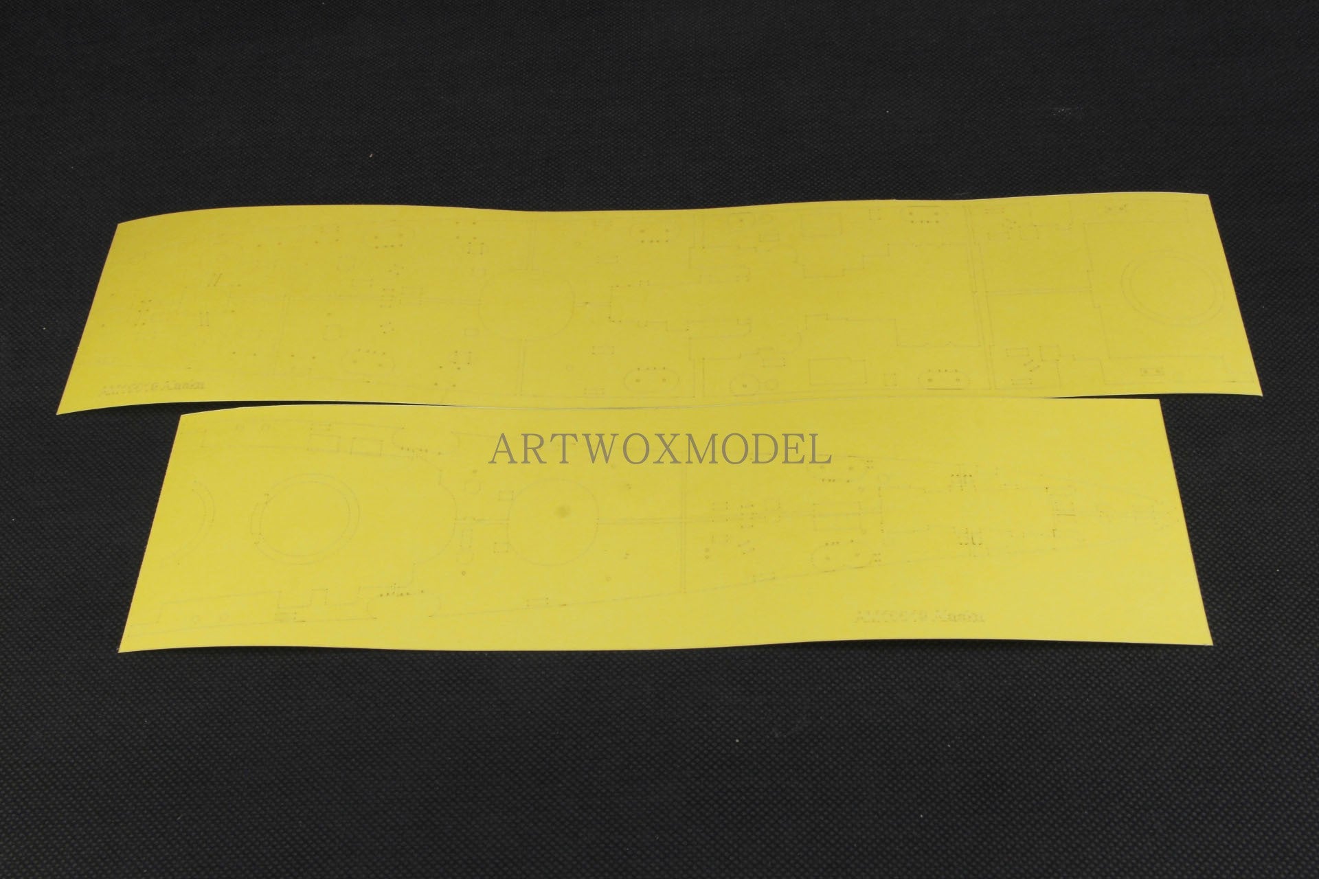 Artwox model wooden deck for HobbyBoss 86513 USS Alaska 3M cover paper AM10019