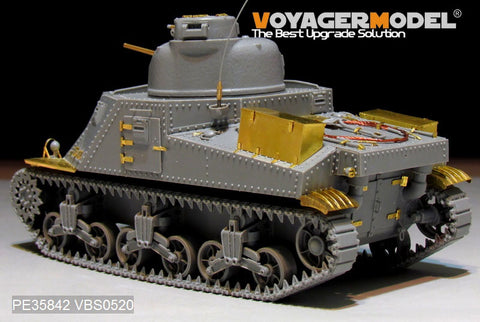 Voyager model metal etching sheet PE 35842 world war ii us m3 a4 lee medium-sized tank basic retrofit