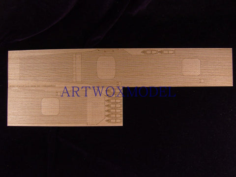 Artwox model wooden deck for Fujimi 600048 old Japanese Navy aircraft carrier Rui wood deck AW10027