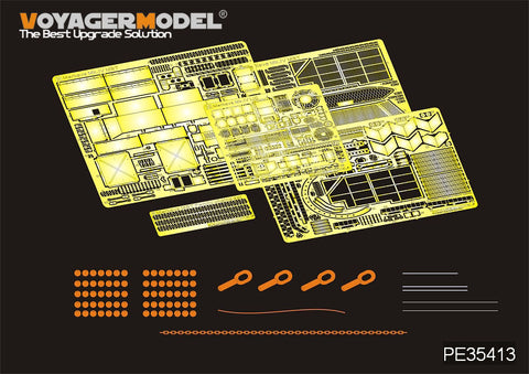 Voyager model metal etching sheet PE35413 Israel metal 4LIC main battle tank upgrade metal etching parts