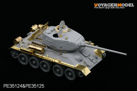 Voyager PE35124 T-34/85 chariot 1944 type upgraded metal etching parts (Dragon)