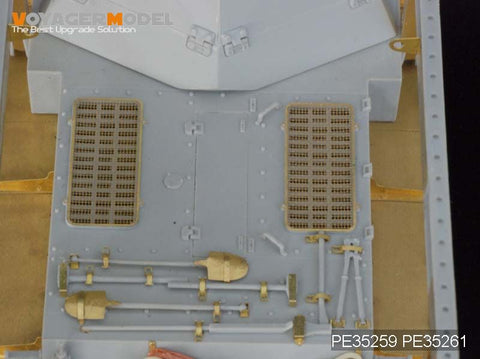 Voyager model metal etching sheet PE35261 World War II German "grasshopper" self propelled howitzer fender modification