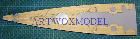 Artwox model wooden deck for Dragon 1040 German Shaenhuosite Battleship Wood Deck AW10001