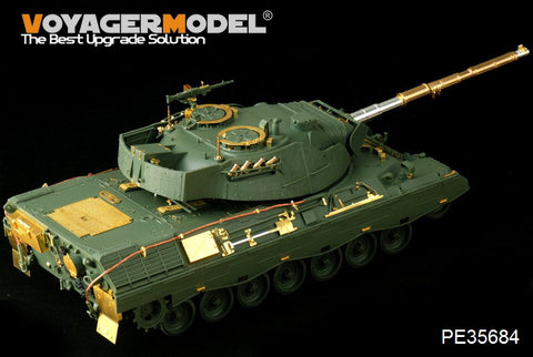 Voyager Model etching sheet PE35684 Modern German Leopard 1A5 main battle tank(including smoke bomb, barrel, antenna)