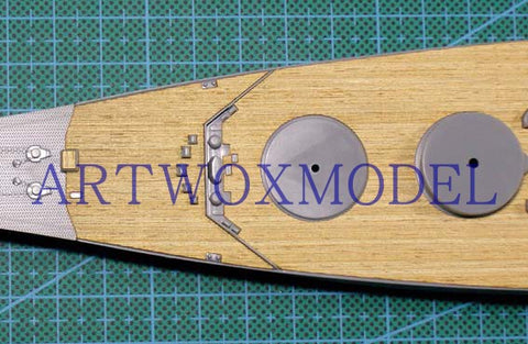 Artwox model wooden deck for Tamiya 31114 Japanese battleship AW20003