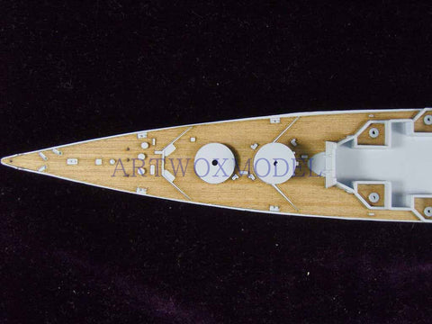 Artwox model wooden deck for Airfix A04202 British Navy cruiser USS Hood wooden deck AW50020