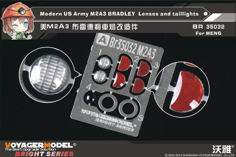 Voyager model metal etching sheet BR35032 beauty M2A3 Bradley lamp transformation parts (MENG SS-004)