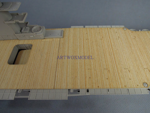Artwox model wooden deck for Trumpeter 05608 US CV-2 Lexington Aircraft Carrier 1942 Wood Deck AW10119