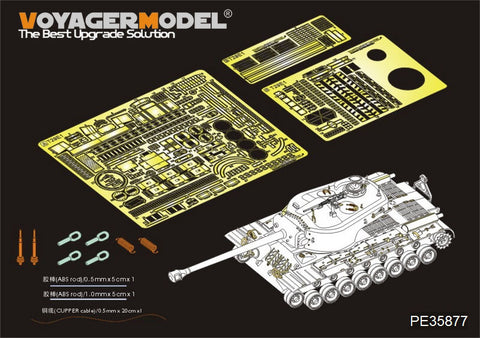 Voyager model metal etching sheet PE35877 American T-29E1 Super heavy Tank Retrofit in World War II