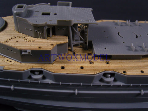 Artwox model wooden deck for Fujimi 600017 Japan High Speed Battleship Hazel Wood Deck AW10084