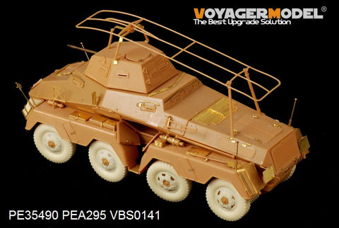 Voyager PE35490 Sd.Kfz.232 eight-wheeled long-range armoured reconnaissance vehicle upgrade metal etch