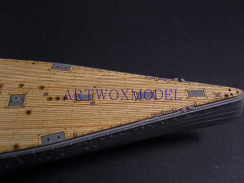 Artwox model wooden deck for Fujimi 600017 Japan High Speed Battleship Hazel Wood Deck AW10084