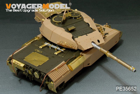 Voyager model metal etching sheet PE35652 Canada leopard C2 MEXAS main battle tank upgrade metal etching parts