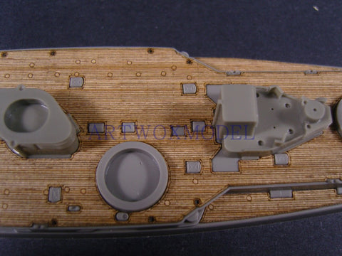 Artwox model wooden deck for Combrig 70422 German Navy von de Tan, battleship, wooden deck AW20089