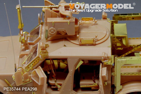 Voyager model metal etching sheet PE35744 M-ATV anti mine anti ambush armored vehicle remote control weapon station type upgrade etch