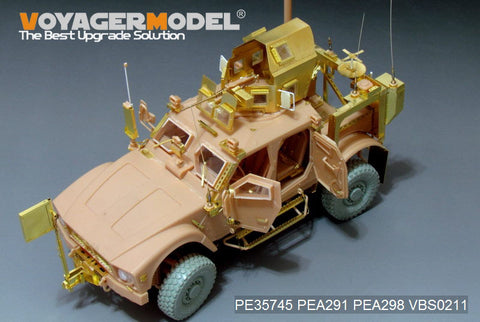 Voyager model metal etching sheet PE35745 M-ATV lightning protection and anti ambush armored vehicle O-GPK machine gun tower upgrade etch