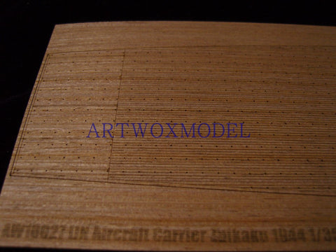 Artwox model wooden deck for Fujimi 600048 old Japanese Navy aircraft carrier Rui wood deck AW10027