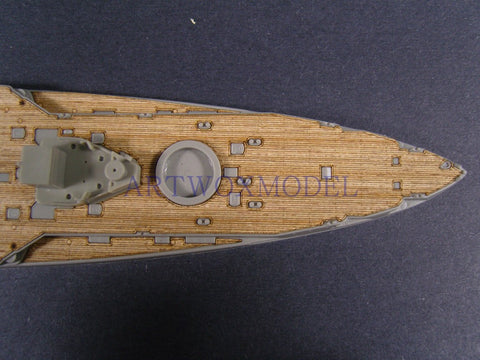 Artwox model wooden deck for Combrig 70422 German Navy von de Tan, battleship, wooden deck AW20089