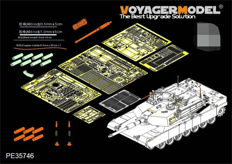 Voyager model metal etching sheet PE35746 modern army M1A2 SEP V2 Abrams main battle tank basic modification