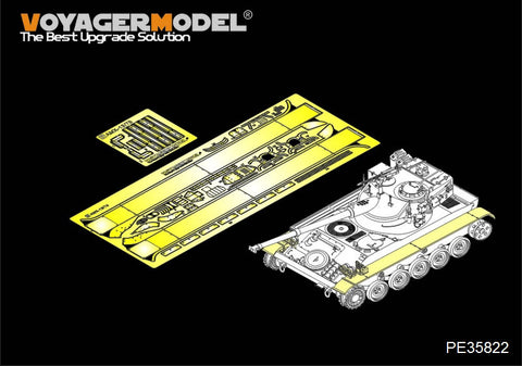 Voyager Model etching sheet PE35822 Modern French AMX-13 / 75 Light Tank Fender Reformation