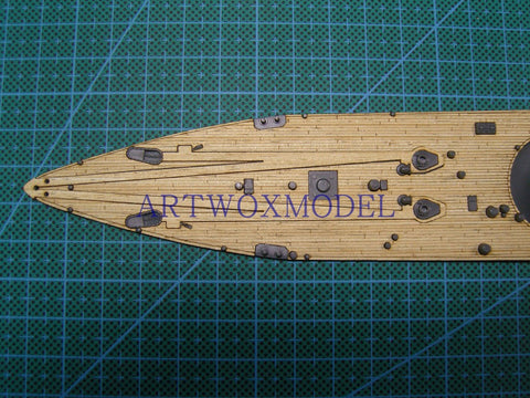 Qingdao 041178 wooden deck artwox model Japanese King Kong battleship deck aw10015 for