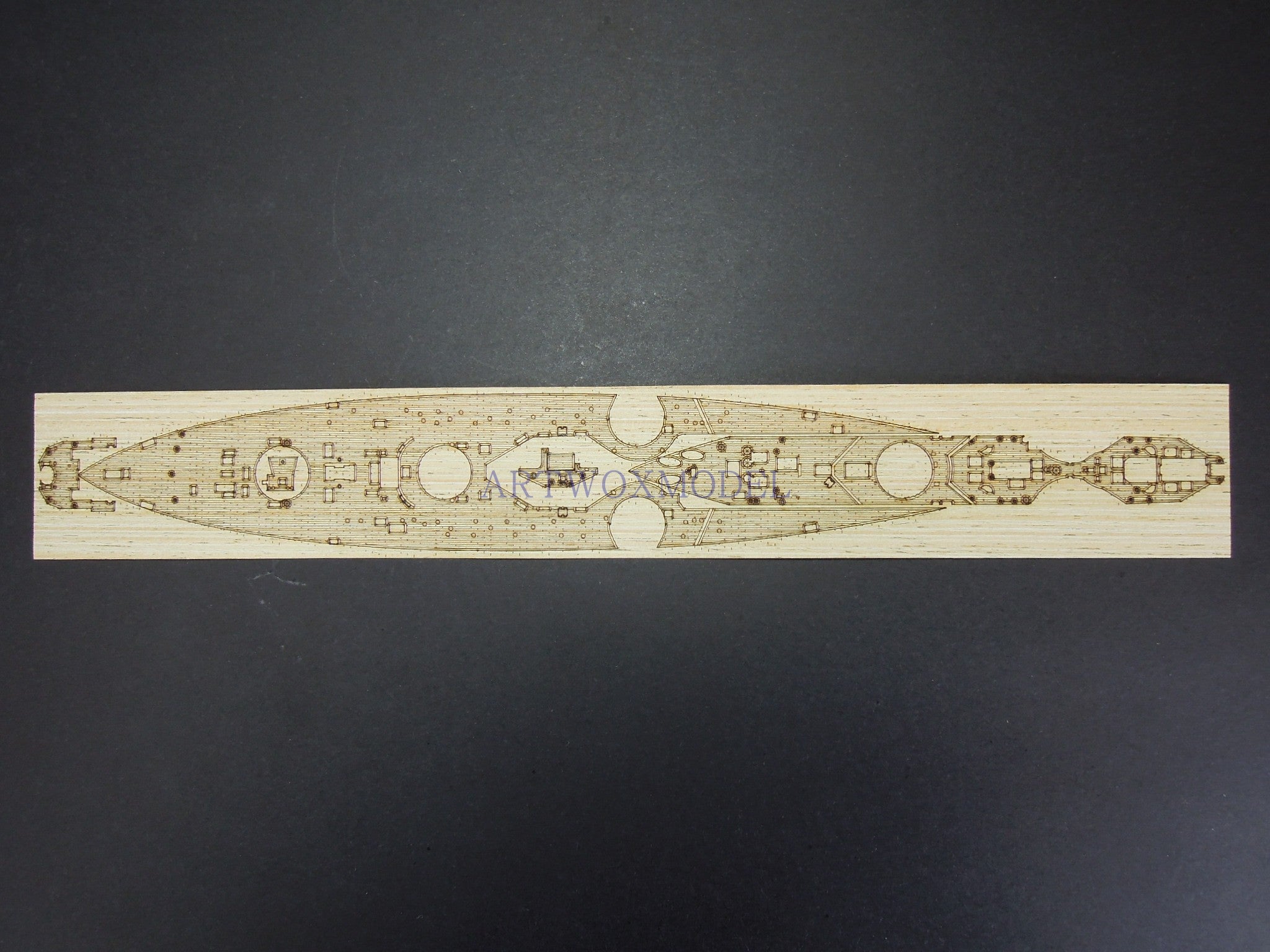 ARTWOX Trumpeter 06704 Royal Navy's intrepid battleship 1907 wooden deck AW20137