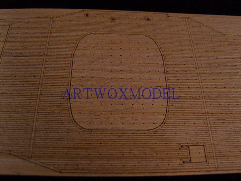 Artwox model wooden deck for Fujimi 600048 old Japanese Navy aircraft carrier Rui wood deck AW10027